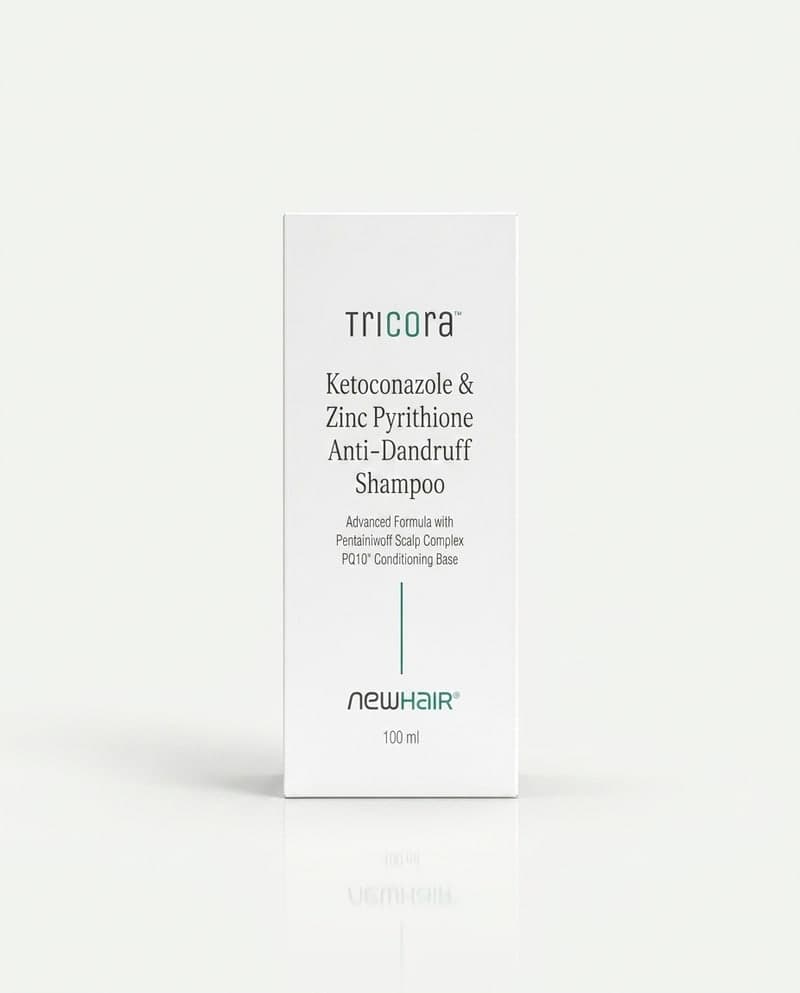 NewHair Tricora — Medicated anti-dandruff shampoo (Rx)